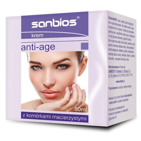 Krem ANTI-AGE 50ml - SANBIOS zdjęcie 1