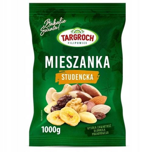Mieszanka studencka bakalie, orzechy 1kg, Targroch na Arena.pl