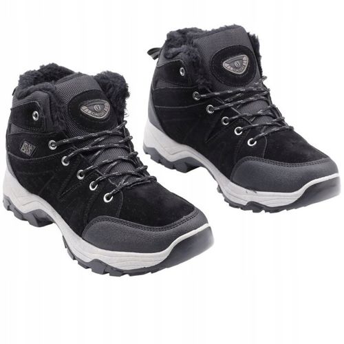 CZARNE BUTY SPORTOWE MĘSKIE ZIMOWE OCIEPLANE ŚNIEGOWCE TRAPERY DLA na Arena.pl