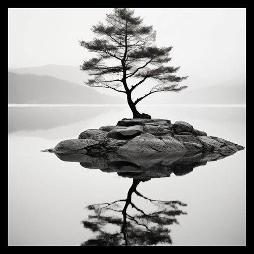 Plakat 30x30cm Samotne Drzewo na Arena.pl