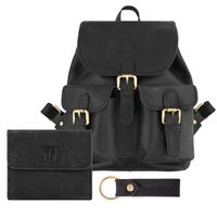 zestaw prezentowy dla niej zup-100-bl plecak skórzany t-16-bl portfel