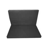 Materac gimnastyczny KIDS 120x100x8 cm dla dzieci grafitowy