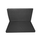 Materac gimnastyczny KIDS 120x100x8 cm dla dzieci grafitowy