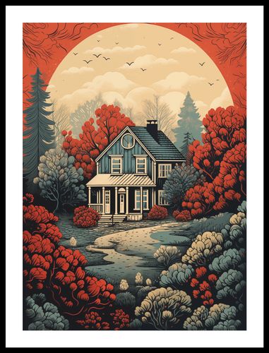 Plakat 40x55cm Idylla Rustykalna na Arena.pl