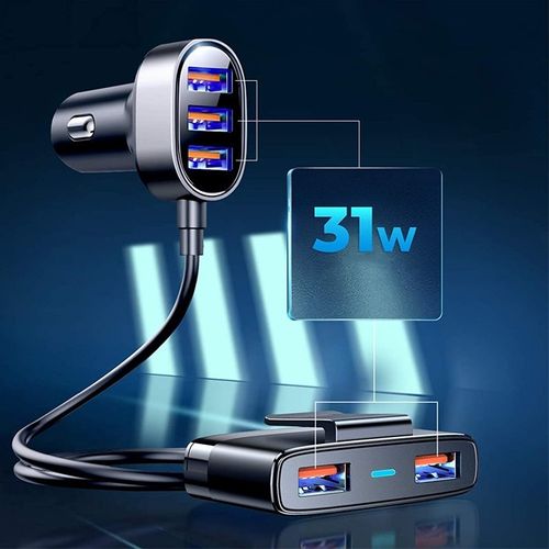 Joyroom ładowarka samochodowa przedłużacz 5xUSB na Arena.pl
