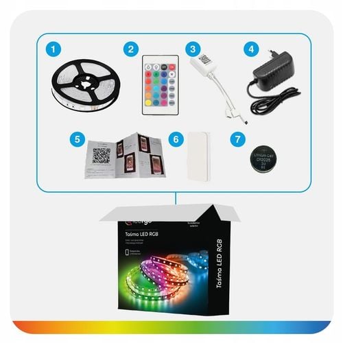 Taśma LED 6M RGB 5050 WiFi PILOT APLIKACJA TUYA ZESTAW MUZYKA TIMER na Arena.pl