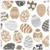 SERWETKI WIELKANOC 33X33 CM 20SZT POL-MAK GRAFICZNE PISANKI