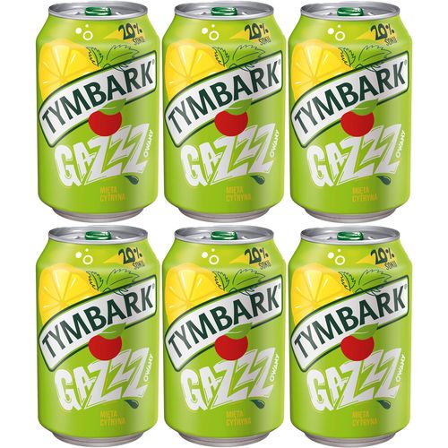 Tymbark Napój gazowany o smaku mięta cytryna 330ml x 6 sztuk na Arena.pl