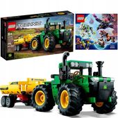 LEGO TECHNICS 42136 Traktor Ciągnik JOHN DEERE z przyczepą + KATALOG LEGO