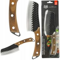 TASAK KUCHENNY NÓŻ SZEFA KUCHNI 14 CM DO MIĘSA WARZYW OSTRY NA PREZENT STAL