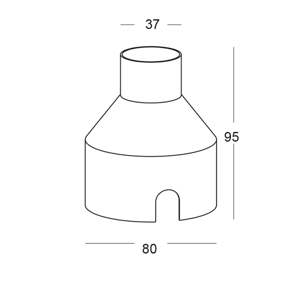 Wpustowe oczko Grund 802001106 Elkim LED 1W 3000K do ogrodu IP67 stal zdjęcie 3