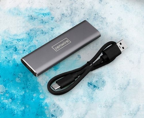 Adapter dysku Kieszeń na dysk SSD m.2 USB-C obudowa m2 SATA NGFF USB 3.0 na Arena.pl