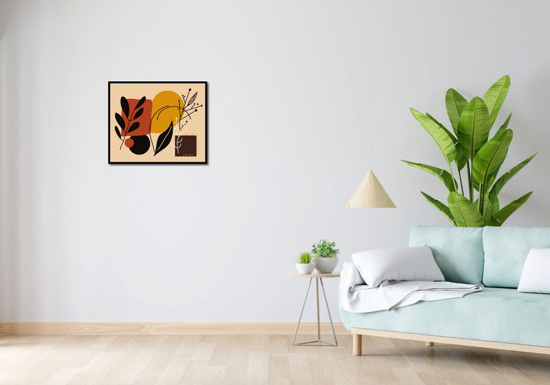 Plakat 60x50cm Ciepłe Kontury zdjęcie 4