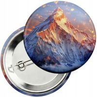 Przypinka z agrafką 59mm - MT EVEREST PIĘKNE WIDOKI KRAJOBRAZ