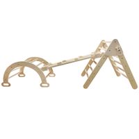 domowy plac zabaw Lama 3w1 - drewno