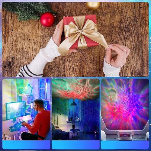 Projektor gwiazd rzutnik led lampka nocna dla dzieci astronauta niebo pilot na Arena.pl