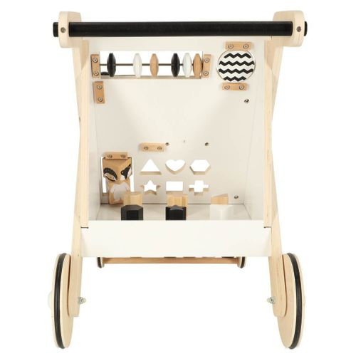 Pchacz drewniany chodzik edukacyjny z sorterem na Arena.pl
