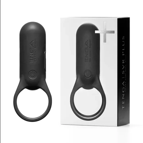 tenga svr smart vibe ring plus black - silikonowy pierścień wibrujący na Arena.pl