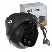 KAMERA ANALOGOWA 5MPX ZEWNĘTRZNA CZARNA METALOWA KOPUŁKOWA