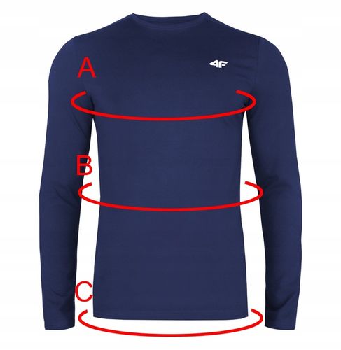 KOSZULKA MĘSKA 4F Z DŁUGIM RĘKAWEM LONGSLEEVE BLUZA NA CO DZIEŃ M628 L na Arena.pl