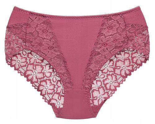 Wygodne majtki figi damskie bawełniane koronkowe z wysokim stanem pełne na Arena.pl