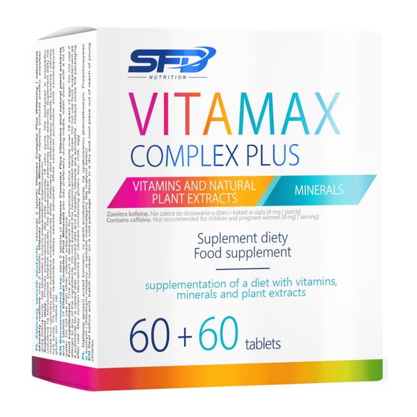 VITAMAX Complex Plus 120tab - SFD WITAMINY I MINERAŁY zdjęcie 1