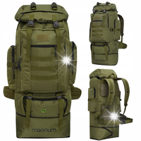 Plecak Taktyczny Wojskowy Militarny 100 L NILS CAMP MAGNUM NC1785 Zielony