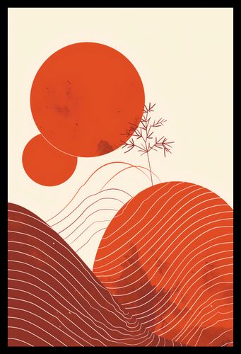 Plakat 30x45cm Ciepło Czerwieni na Arena.pl
