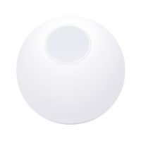 Klosz SZKLANY do lamp na E27 KULA szklana pełna biała 14cm