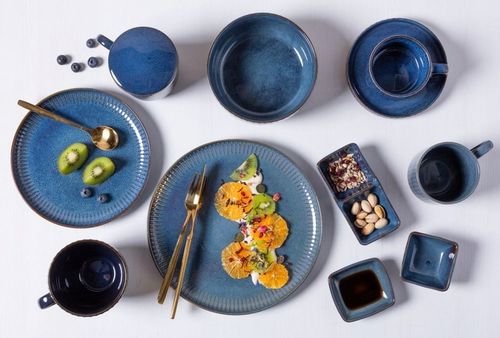 Filiżanki komplet 6 filiżanek do kawy Altom Design Reactive Stripes 450 ml na Arena.pl