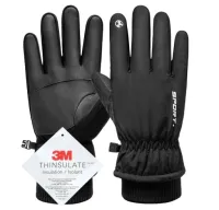 RĘKAWICZKI ZIMOWE GRUBE NIEPRZEMAKALNE OCIEPLANE RĘKAWICE NARCIARSKIE