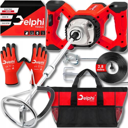 MIESZADŁO DO KLEJU BETONU ZAPRAW FARB ELEKTRYCZNE 2x MIESZALNIK na Arena.pl