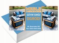 Wizytówki firmowe 200 szt WIELE WZORÓW do wyboru MEBLE OGRODOWE