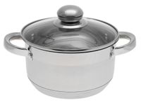 GARNEK Stalowy 9xDNO z POKRYWKĄ 1,8L 16cm INDUKCJA Gaz 2562