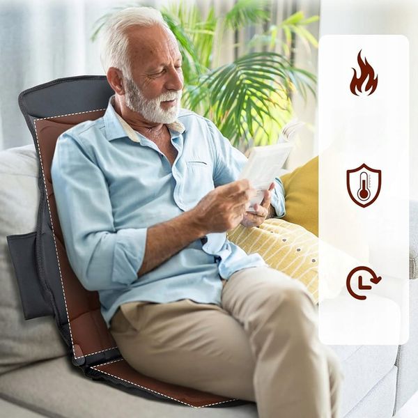 Mata masująca masażer wibracyjny do pleców ciała karku kręgosłupa szyi zdjęcie 9