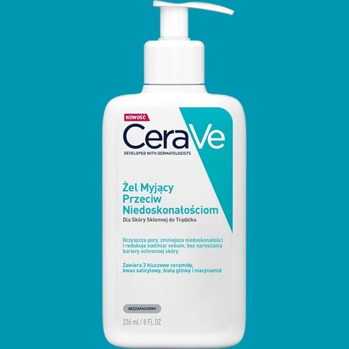 CeraVe Żel myjący przeciw niedoskonałościom 236 ml na Arena.pl