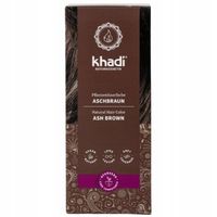 Farba do włosów Naturalna Henna Popielaty brąz Khadi Ash Brown 100g