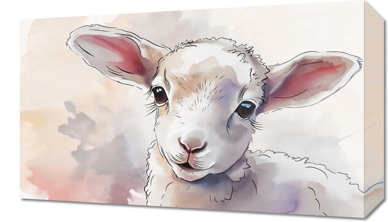 Obraz 50x30cm Mała Owieczka zdjęcie 1