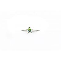 PIERŚCIONEK KRYSZTAŁEK SWAROVSKI STAL PLATEROWANA BIAŁYM ZŁOTEM PST461, Rozmiar pierścionków: US8 EU17