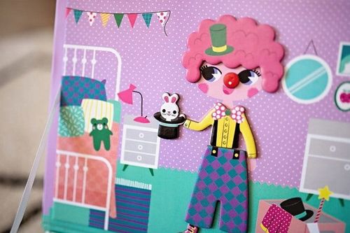 Magnetyczna Układanka Kostiumy Dziewczynka Magnetibook Janod 3+ + GRATIS na Arena.pl