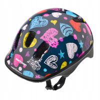 Kask rowerowy kask dziecięcy METEOR KS06 XS 44-48cm HEARTS
