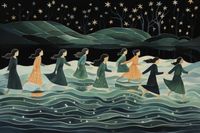 Plakat 91,5x61cm Nocna Procesja