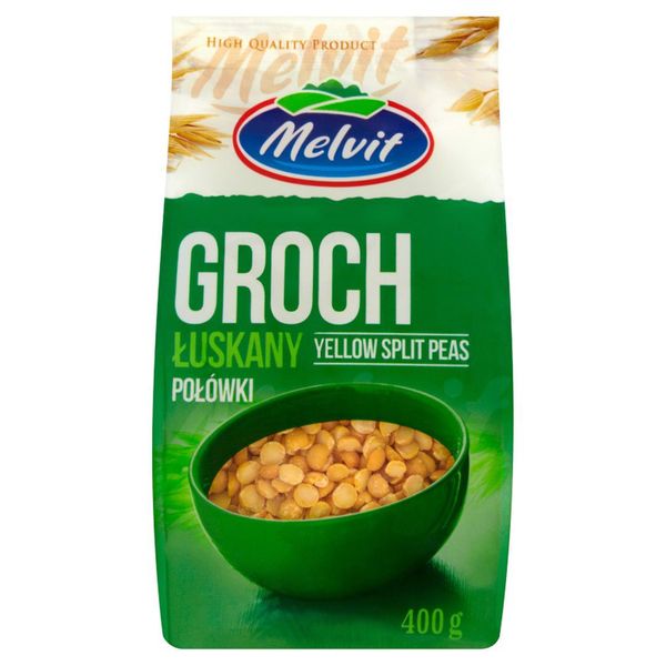 Melvit Groch łuskany połówki 400 g zdjęcie 1