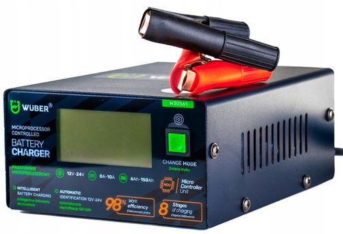 PROSTOWNIK 12V i 24V MIKROPROCESOROWY ŁADOWARKA DO AKUMULATORA NAPRAWA 10A na Arena.pl