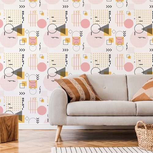 Tapeta Do Sypialni ABSTRAKCJA Wzory Geometryczne na Arena.pl