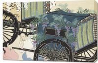 Obraz 90x60cm Wagon, Sekka Japoński Vintage do Salonu