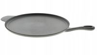 PATELNIA ŻELIWNA 30 CM DO SMAŻENIA NALEŚNIKÓW PIZZY JAJEK OMLETÓW ODLEW