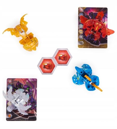BAKUGAN EVOLUTIONS ZESTAW PLATINUM FIGURKI + MATA na Arena.pl