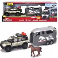 MAJORETTE LAND ROVER ZESTAW DŻOKEJA 25CM