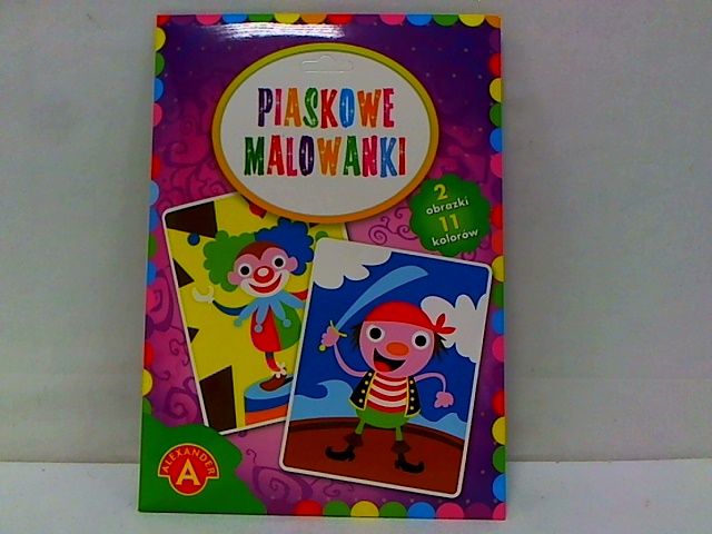 Piaskowe malowanki - klaun,pirat 18745 zdjęcie 1